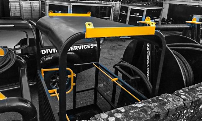 Crane Slung Access Platform for 2 person's c/w Lifting Chain slings