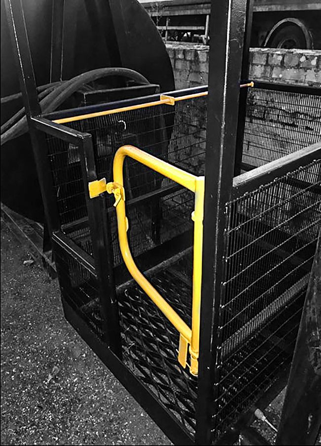 Crane Slung Access Platform for 2 person's c/w Lifting Chain slings