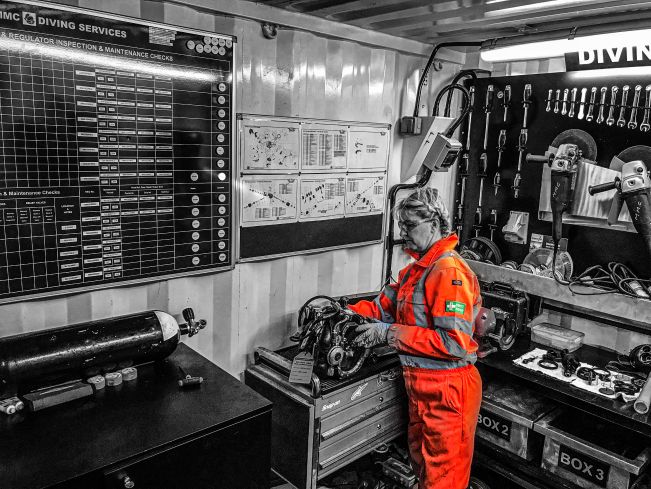 10 ft Tools site container