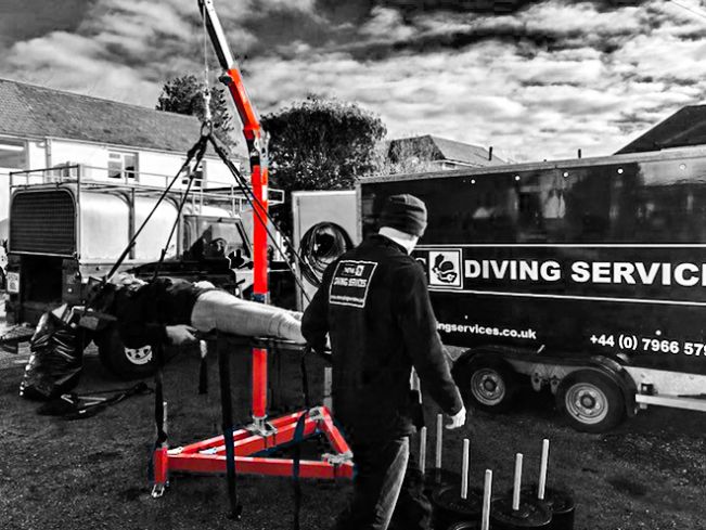 Counterweight Lars Davit Assembly