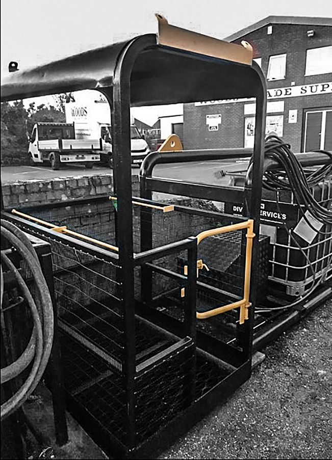 Crane Slung Access Platform for 2 person's c/w Lifting Chain slings